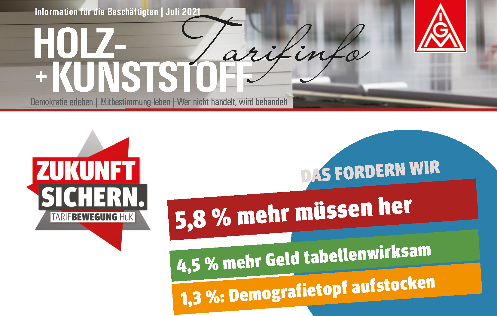 Tarifinfo Holz- Und Kunststoff: 5,8% Mehr Müssen Her | IG Metall Krefeld